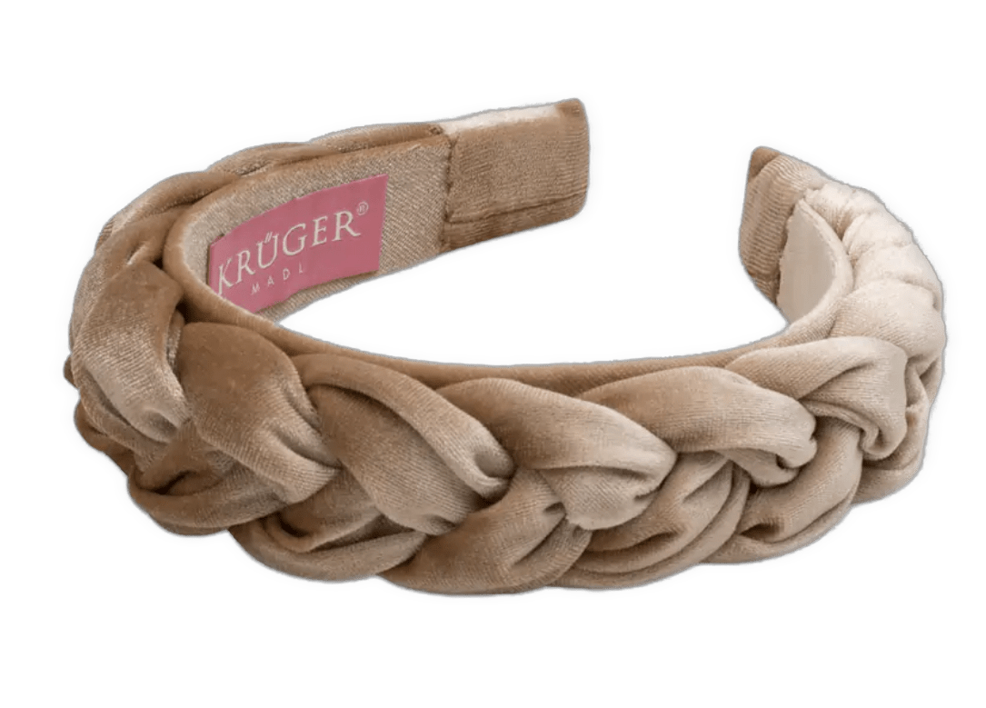 Haarschmuck, Haarreifen Samt blau, bordeaux, beige, braun, grün, rosa Haarschmuck Alpenwahn