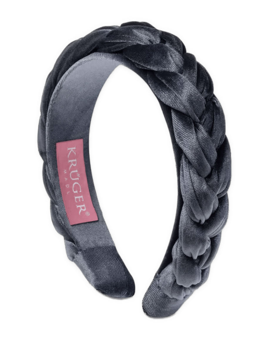 Haarschmuck, Haarreifen Samt blau, bordeaux, beige, braun, grün, rosa Haarschmuck Alpenwahn Blau