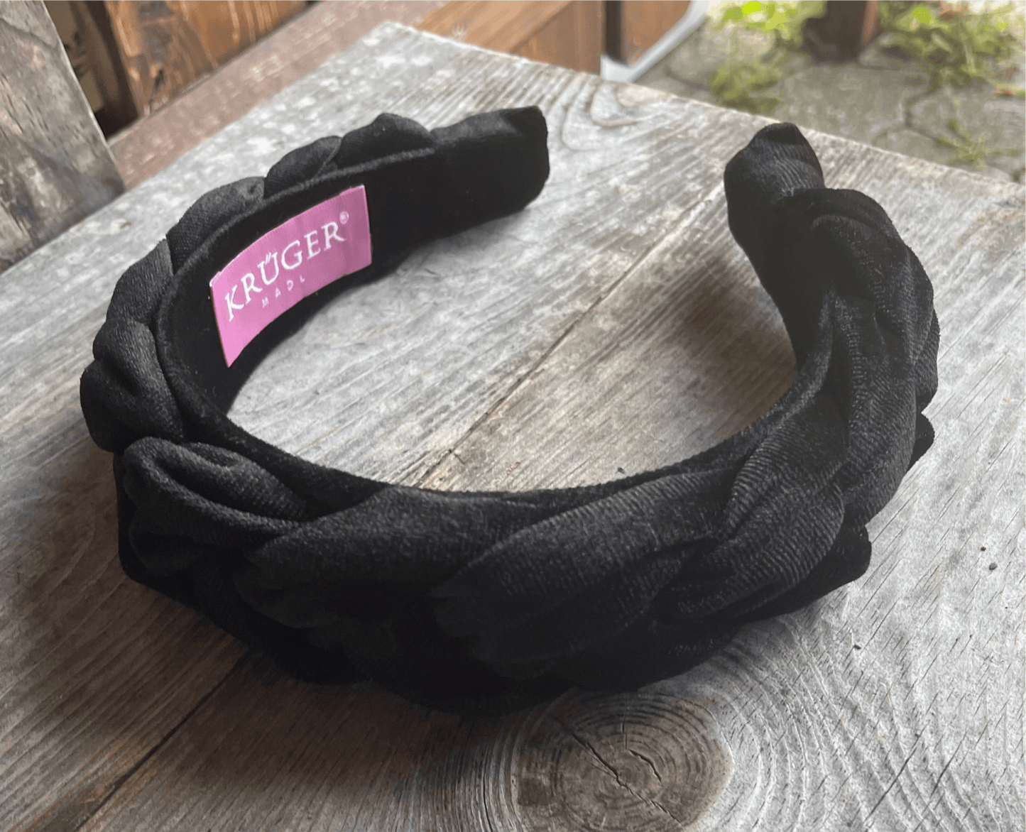 Haarschmuck, Haarreifen Samt blau, bordeaux, beige, braun, grün, rosa, schwarz Haarschmuck Krüger