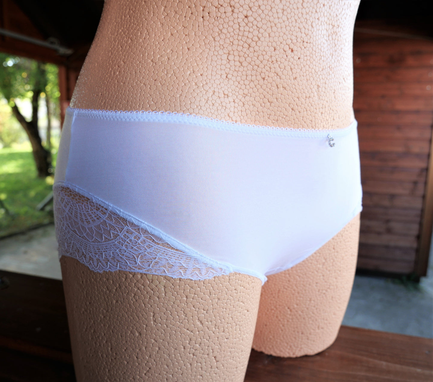 Hipster, Panty, Nina von C., weiß, Spitze Slip Nina von C.