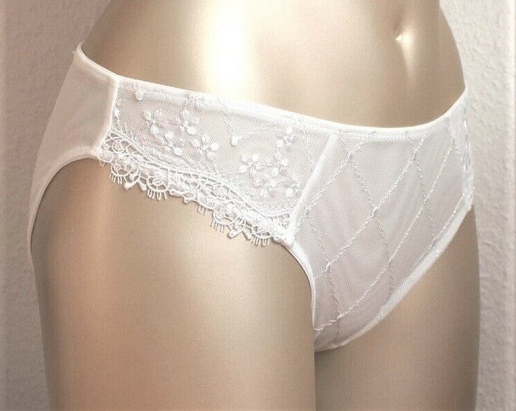 Jazzpant, Slip, weiß, SUSA, Spitze, Gr. 42 Slip Susa