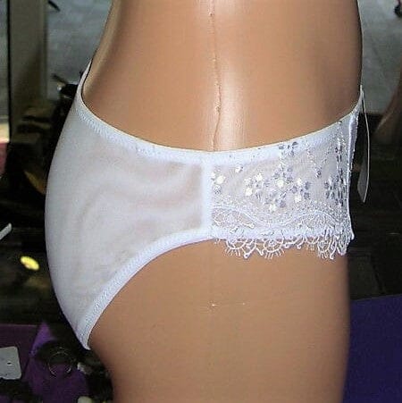 Jazzpant, Slip, weiß, SUSA, Spitze, Gr. 42 Slip Susa