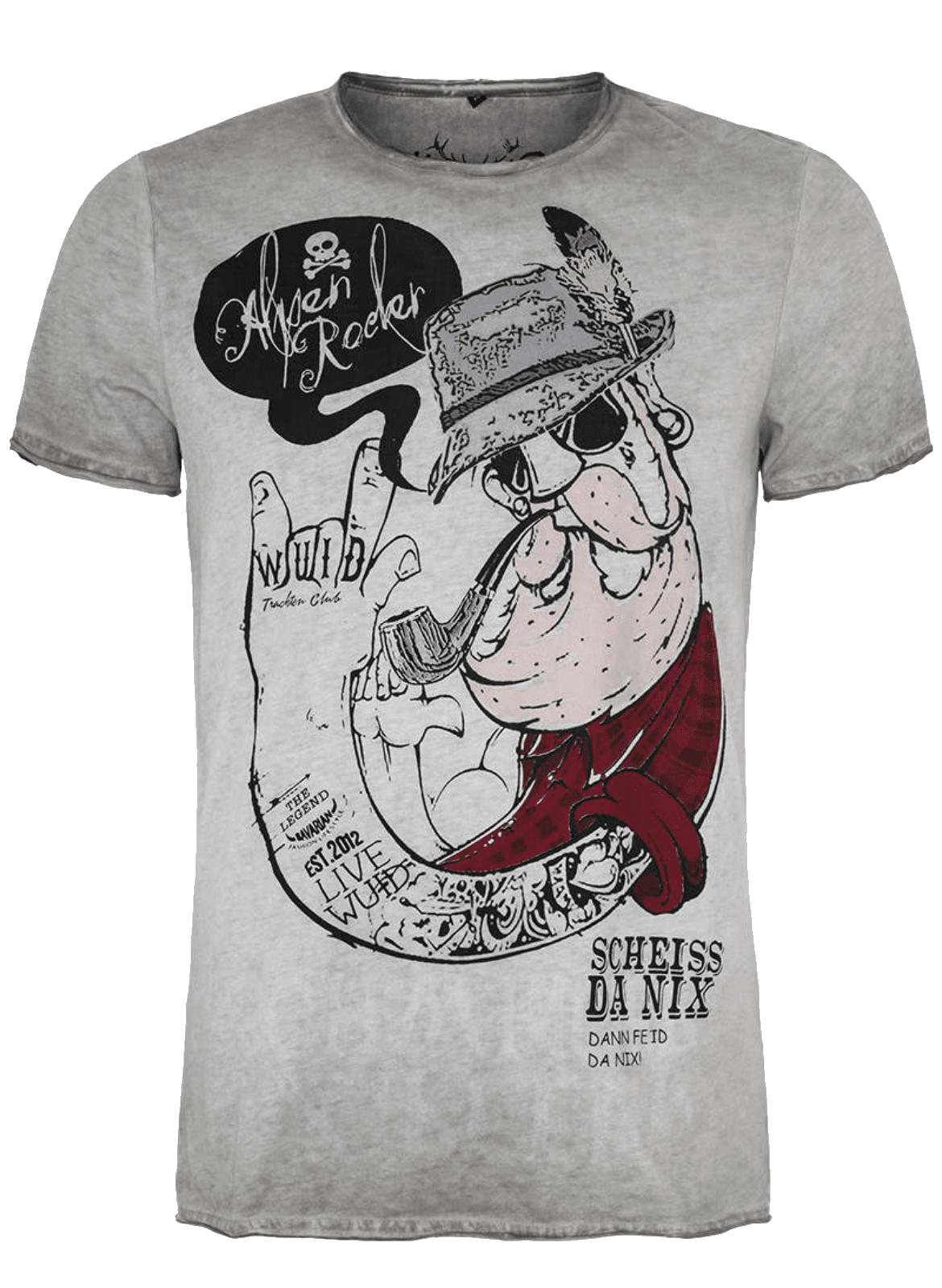 Kinder Buamshirt, HangOwear, Richy Kids, beige Kindershirt HangOwear