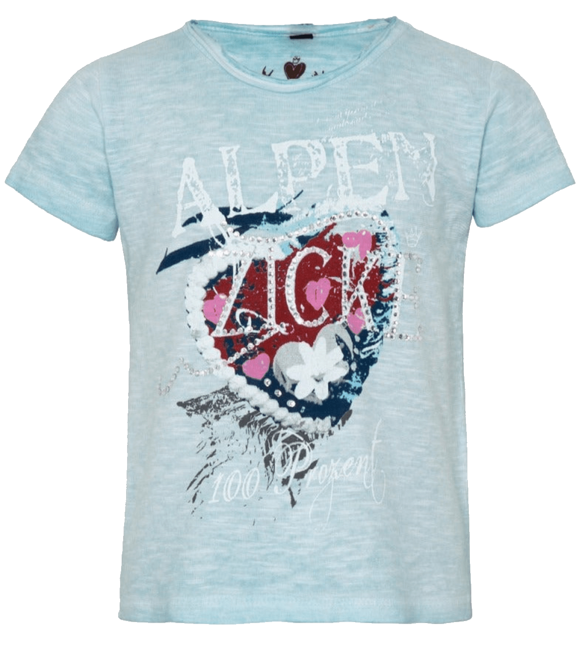Kinder Madlshirt, HangOwear, Evi Kids, blau Kindershirt HangOwear