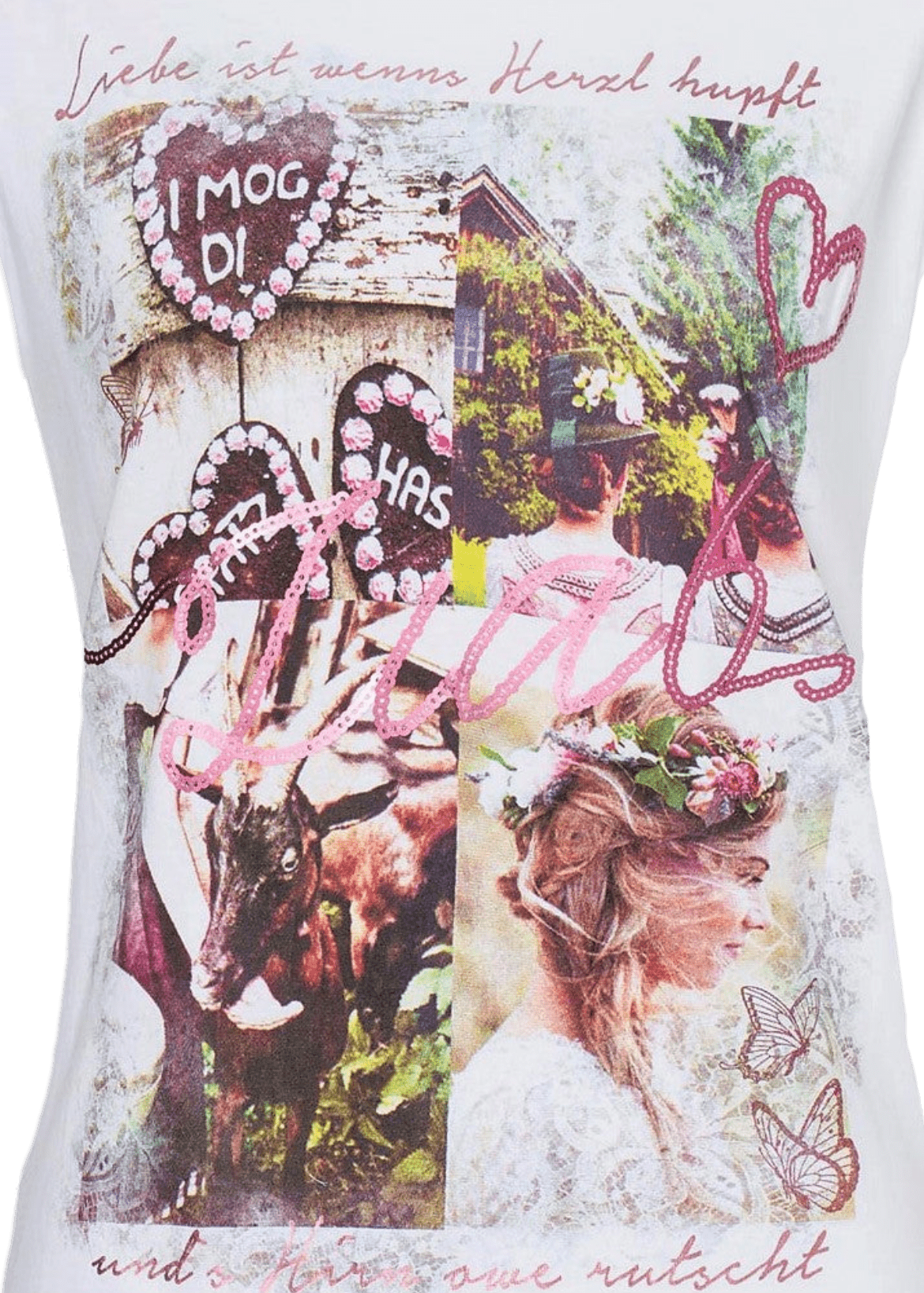 Kinder Madlshirt, HangOwear, Iska Kids, weiß Kindershirt HangOwear