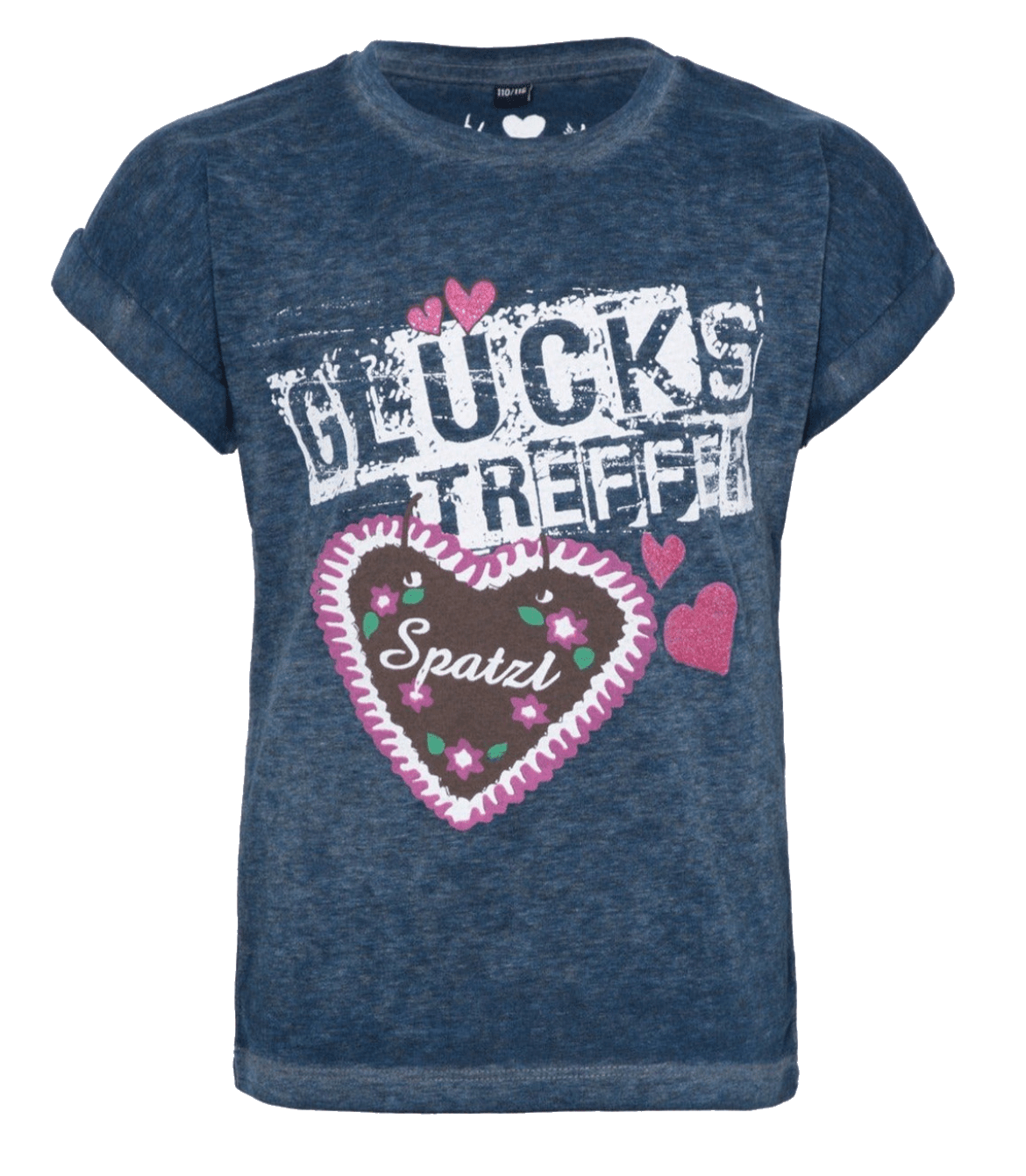 Kinder Madlshirt, HangOwear, Romy Kids, blau, 110/116 Kindershirt HangOwear