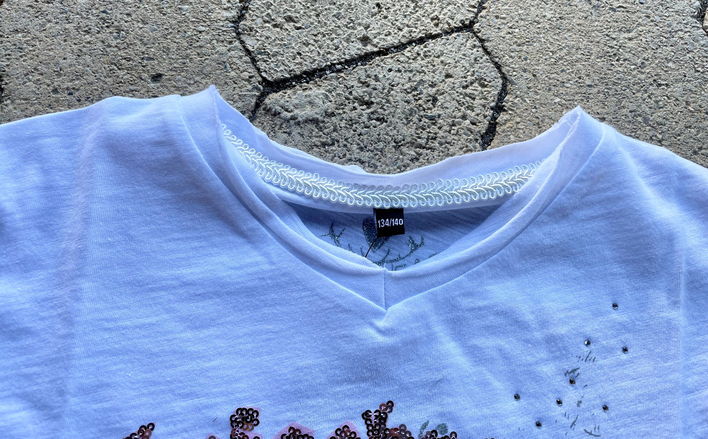 Kinder Madlshirt, HangOwear, Yelly Kids, weiß, Aufgebrezelt, Breze Kindershirt HangOwear