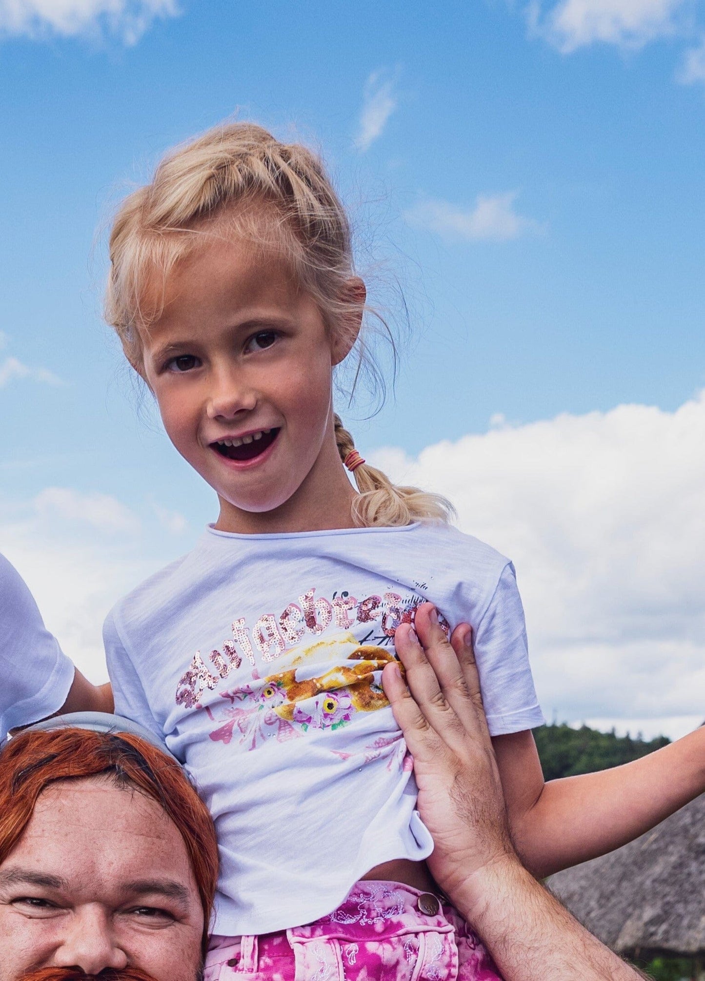 Kinder Madlshirt, HangOwear, Yelly Kids, weiß, Aufgebrezelt, Breze Kindershirt HangOwear
