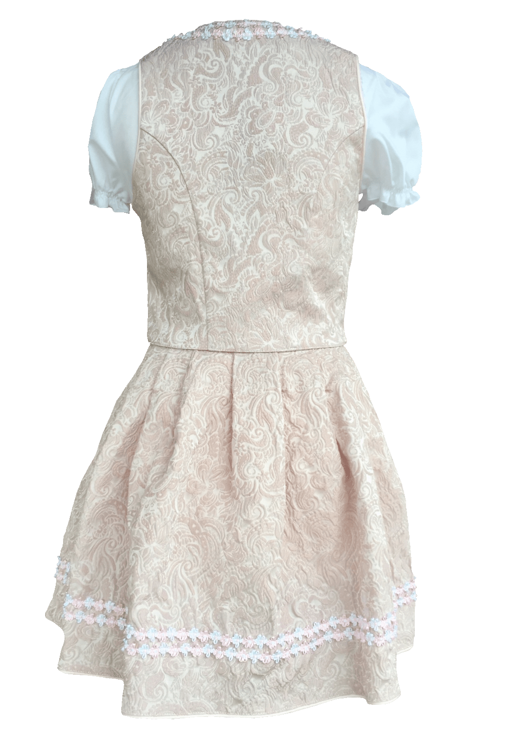 Kinderdirndl Kinga Madl, 2-Teiler, rosa, Mieder und Rock Kinderdirndl Kinga Mathe