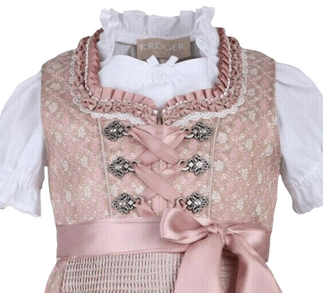 Kinderdirndl Krüger Madl, rosa Maggy Kinderdirndl Krüger