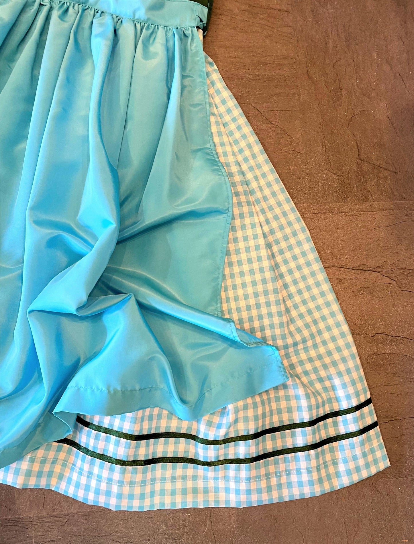 Kinderdirndl Madl, Hammerschmid, dunkelgrün, türkis Kinderdirndl Hammerschmid