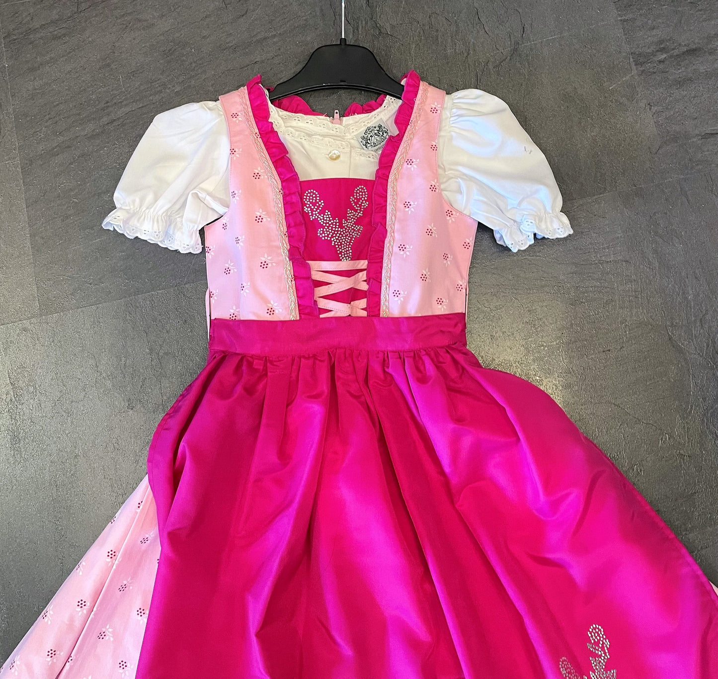 Kinderdirndl Madl, Hammerschmid, pink, rosa Kinderdirndl Hammerschmid