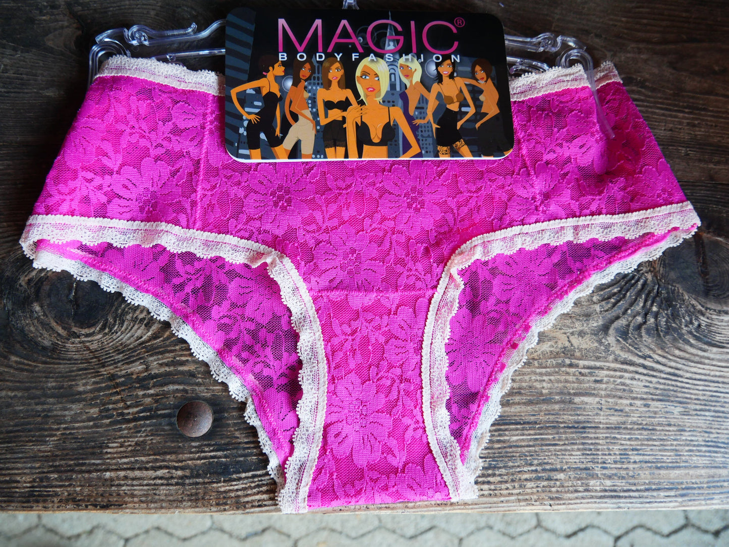 Panty, Hipster, Magic Bodyfashion, Spitze, pink BH Magic Bodyfashion