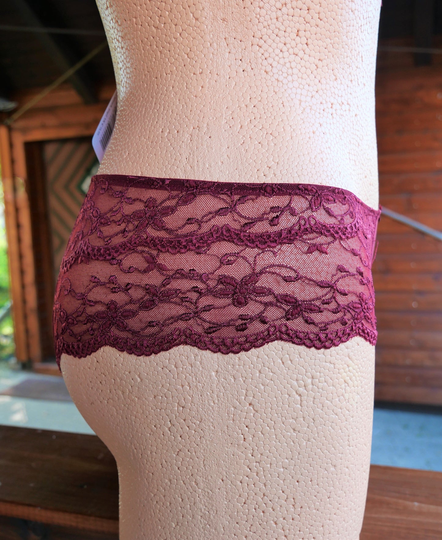 Panty, Hipster, Nina von C., burgund, Spitze Slip Nina von C.