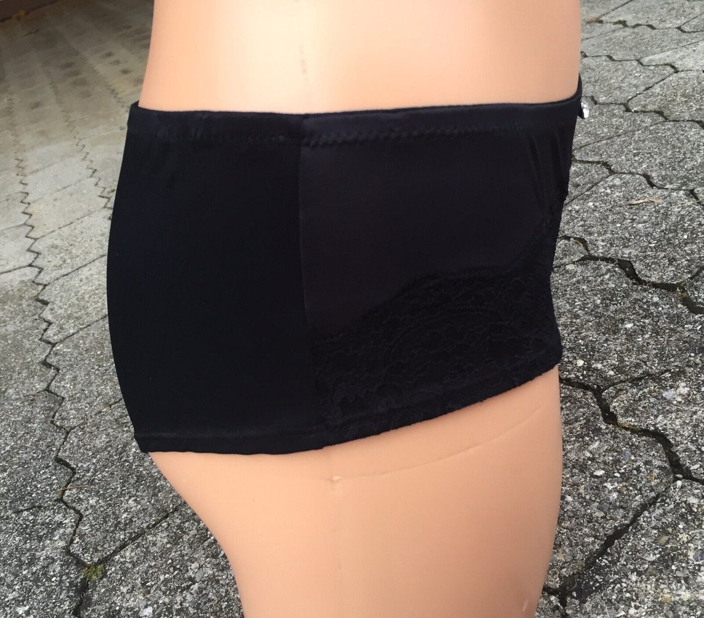 Panty Hipster, Slip, After Eden, schwarz, Satin Slip After Eden