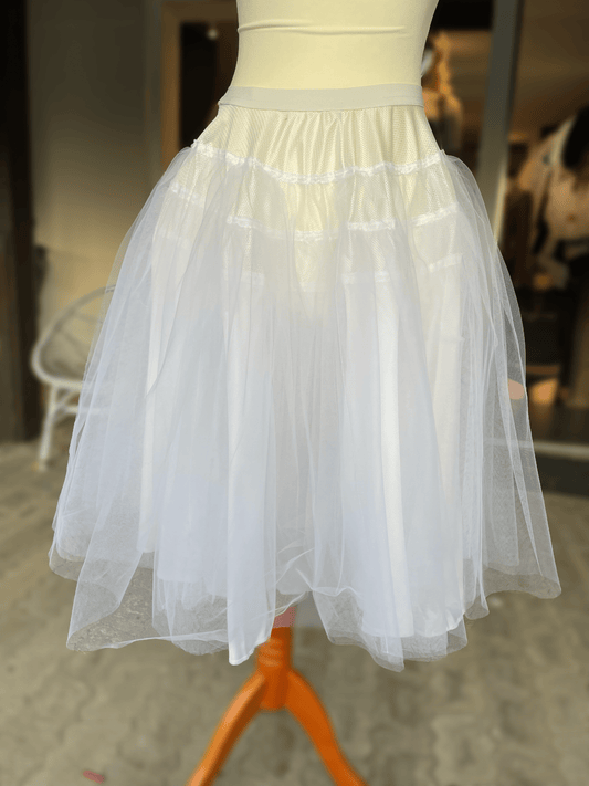 Petticoat, Unterrock Katinka weiß, 70 cm, Sportalm, Tüll Unterrock Sportalm