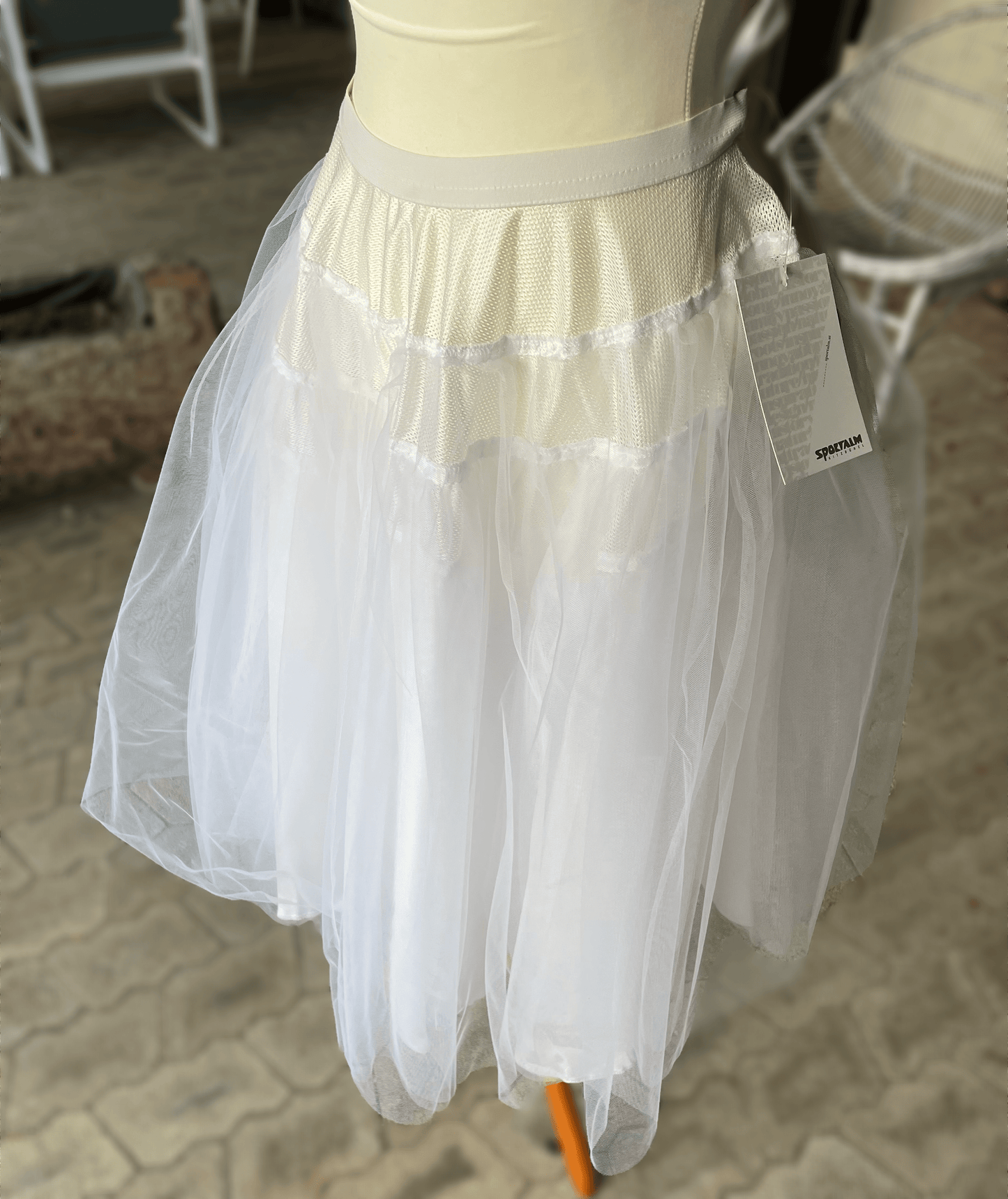 Petticoat, Unterrock Katinka weiß, 70 cm, Sportalm, Tüll Unterrock Sportalm