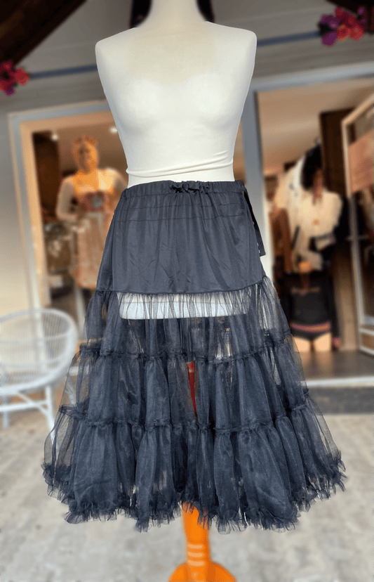 Petticoat, Unterrock schwarz, 60 cm 70 cm, Krüger Madl Unterrock Krüger