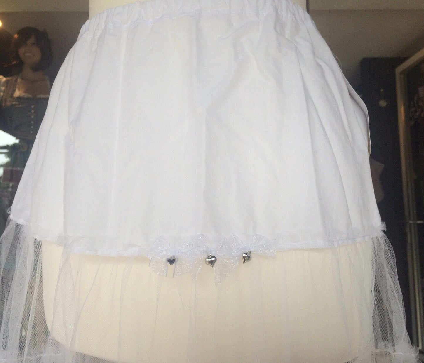 Petticoat, Unterrock weiß, 75 cm, MyChoise, Gr. S Dirndlunterrock Unterrock MyChoise