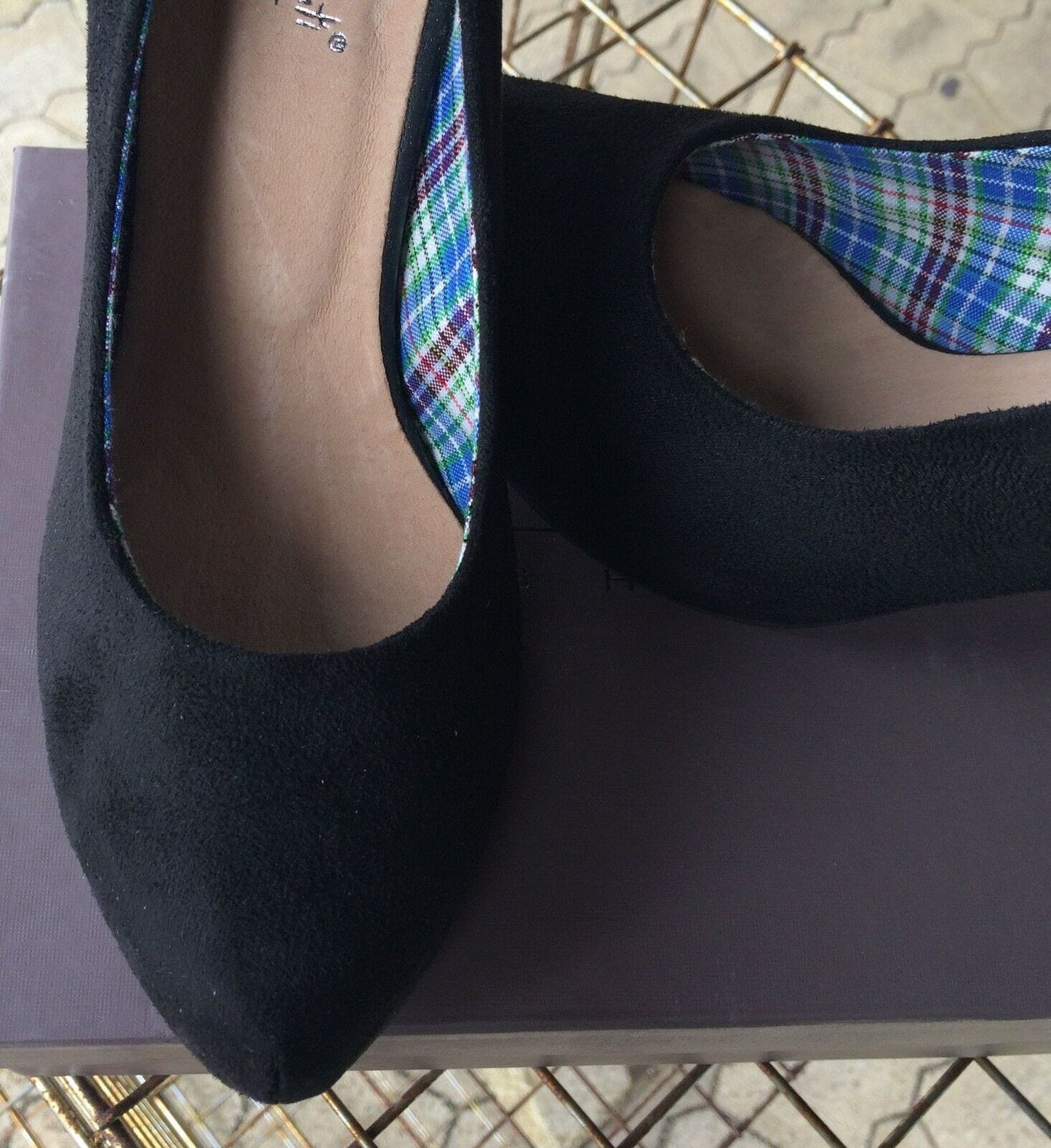 Pumps, Andrea Conti Schuhe, schwarz Velour Schuhe Andrea Conti