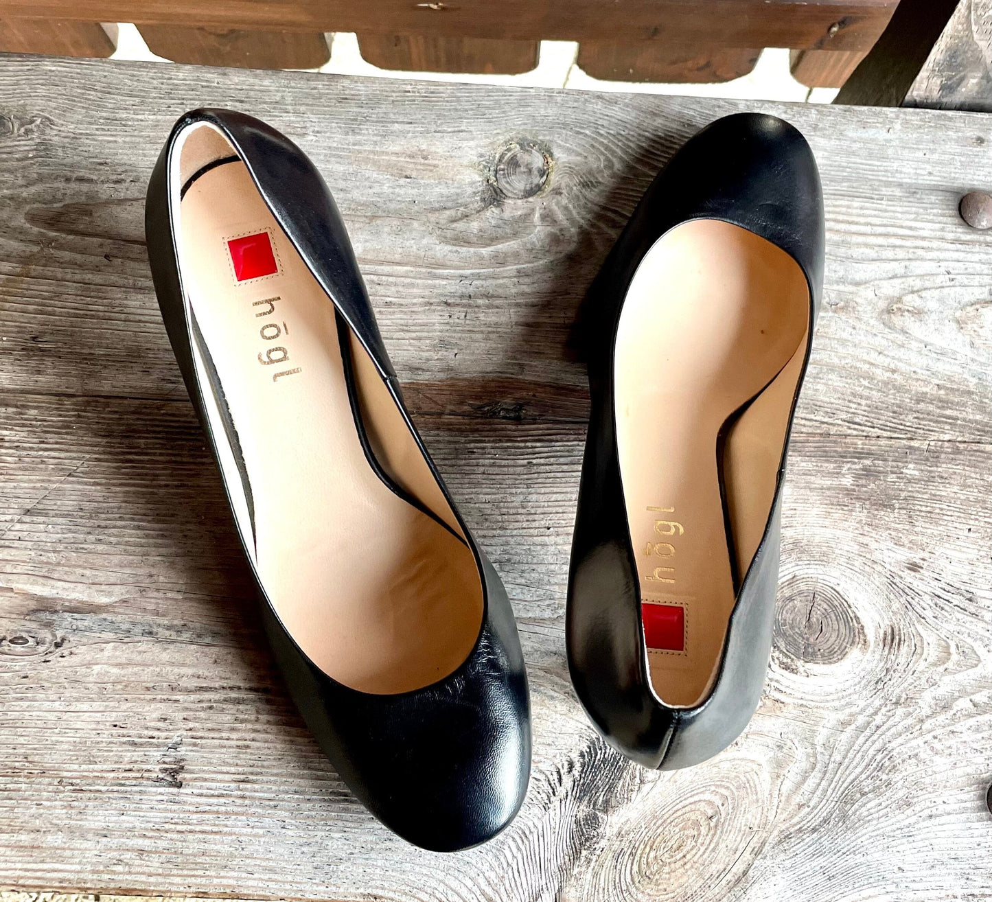 Pumps, Högl Schuhe, Leder schwarz, Trachtenpumps Schuhe Högl