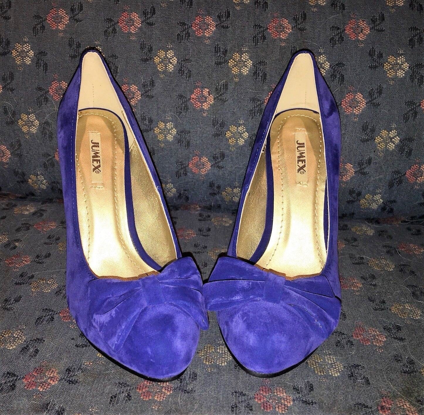 Pumps, Jumex Schuhe, Velour, royalblau, blau, vegan Schuhe Jumex