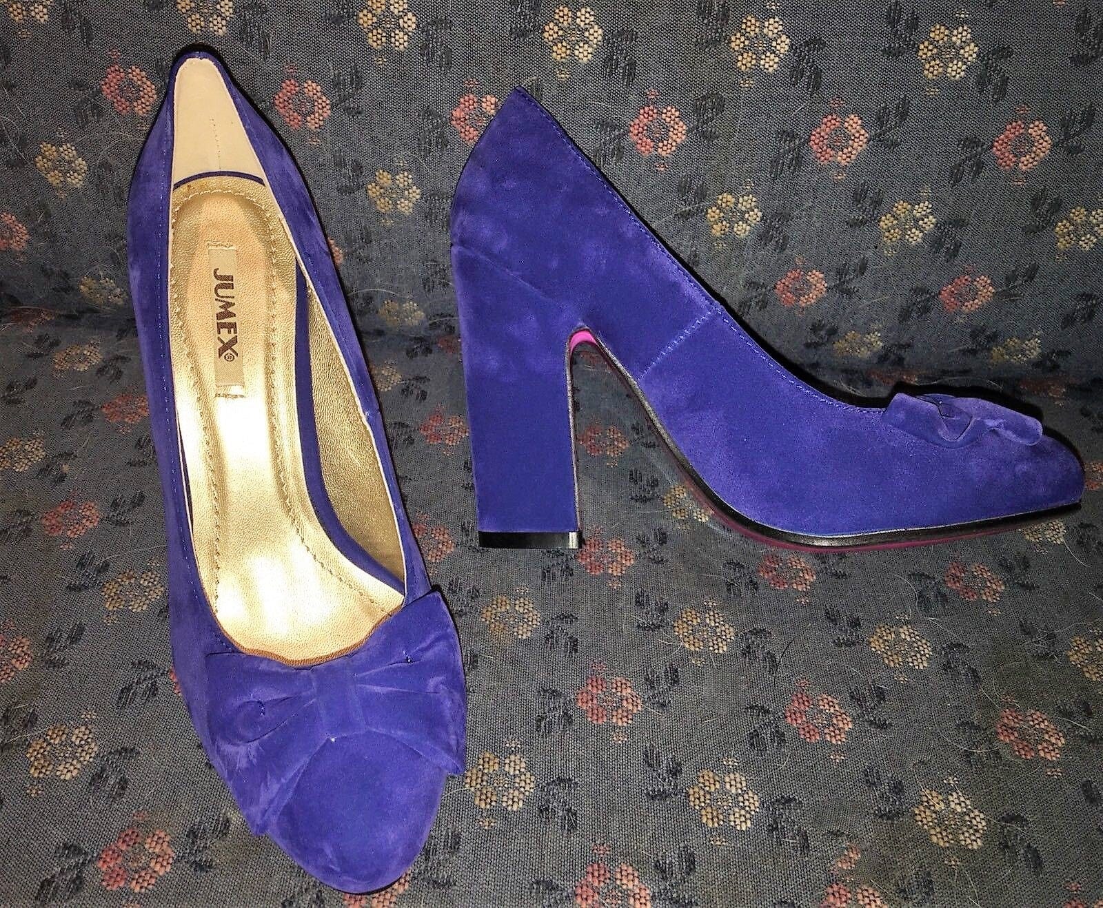 Pumps, Jumex Schuhe, Velour, royalblau, blau, vegan Schuhe Jumex
