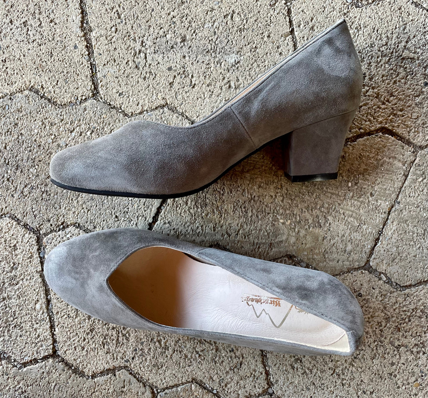 Pumps, Trachtenschuhe, Hirschkogel grau Anthrazit Schuhe Hirschkogel