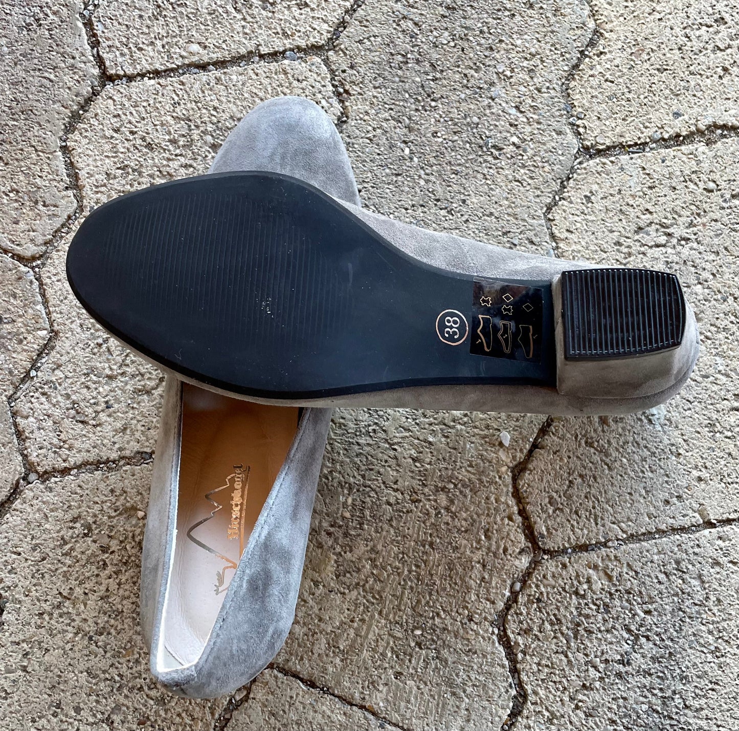 Pumps, Trachtenschuhe, Hirschkogel grau Anthrazit Schuhe Hirschkogel