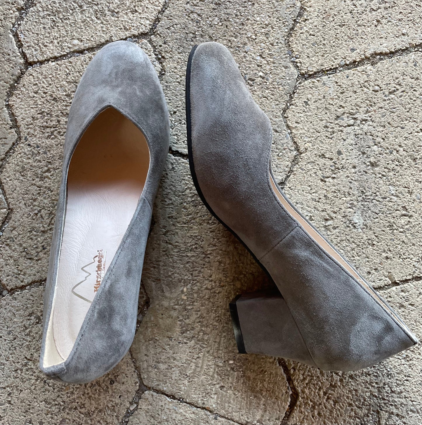 Pumps, Trachtenschuhe, Hirschkogel grau Anthrazit Schuhe Hirschkogel