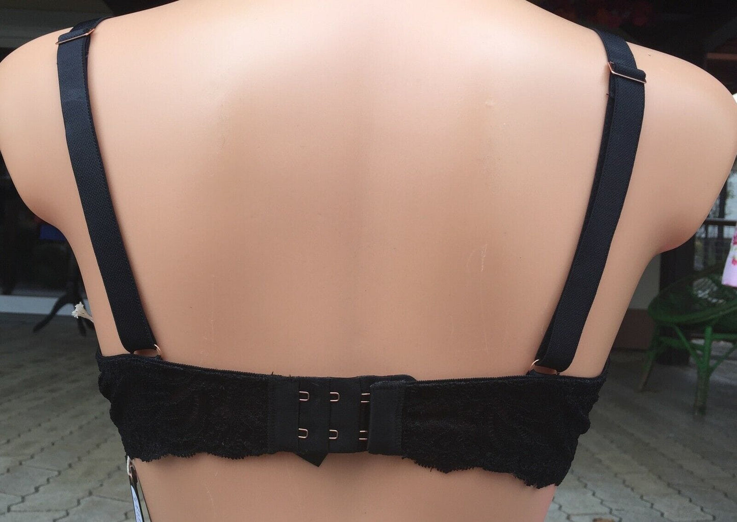 Schalen Push up BH, After Eden, schwarz, Lurex Glitzer BH After Eden