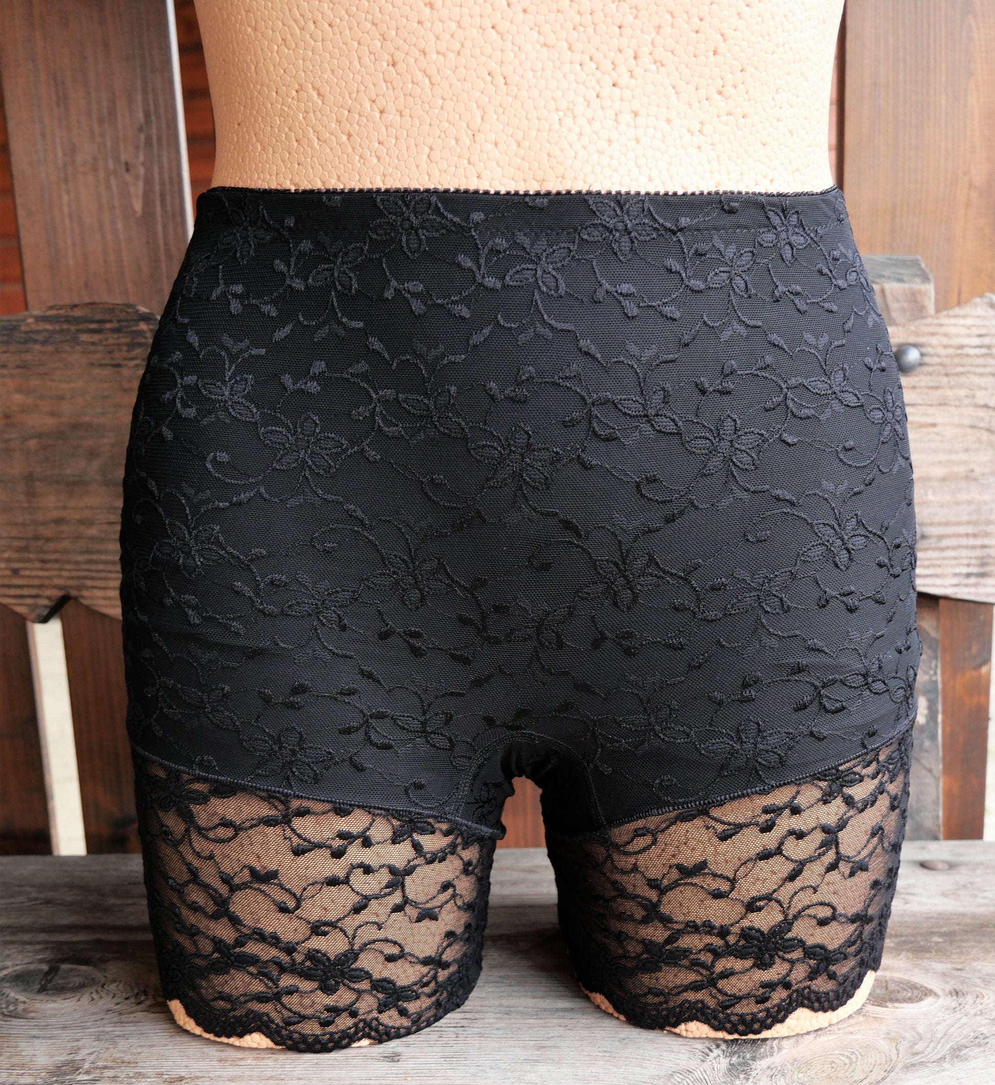 Spitzenlongpant, Radler, Slip, Nina von C., schwarz, Spitze Slip Nina von C.