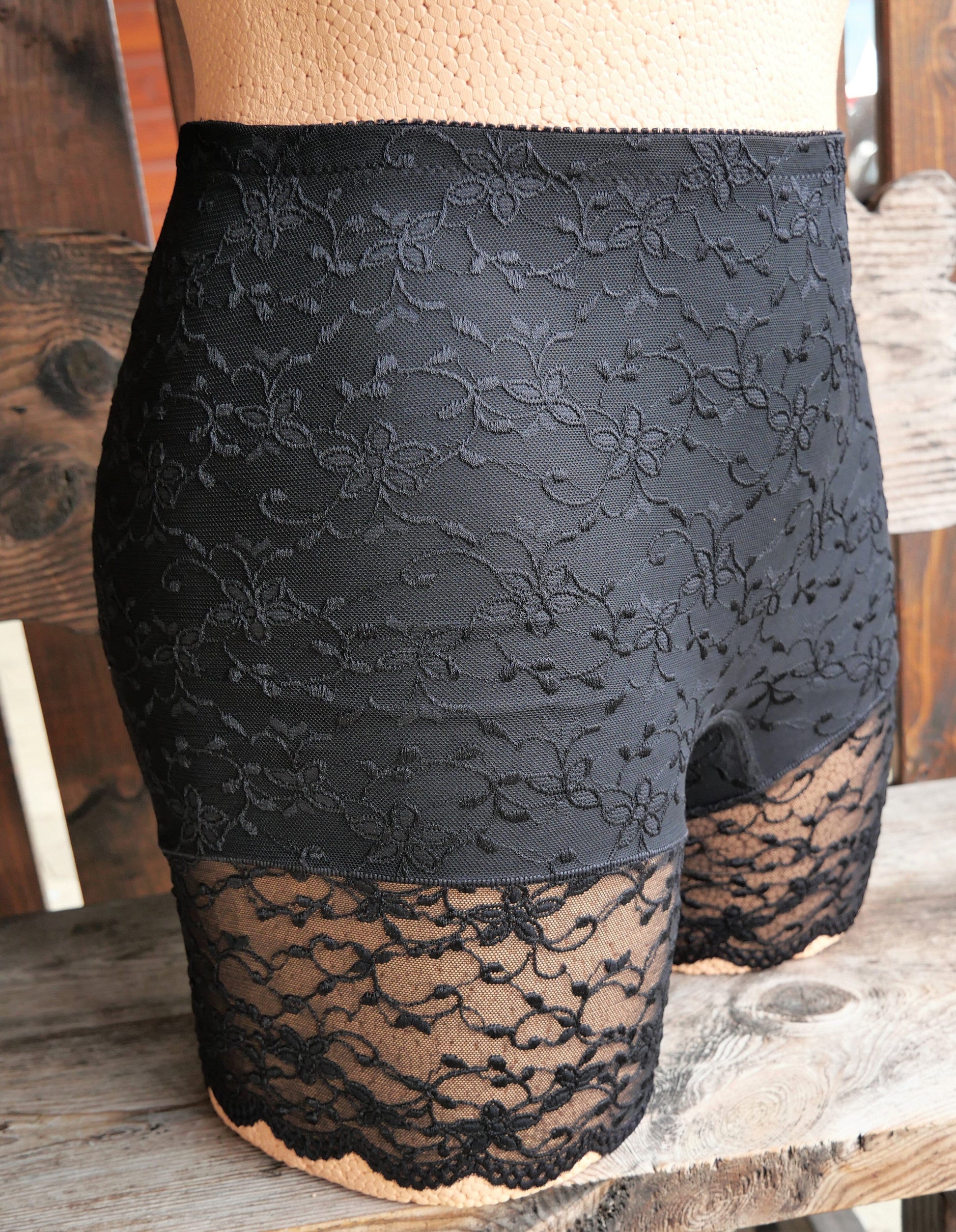 Spitzenlongpant, Radler, Slip, Nina von C., schwarz, Spitze Slip Nina von C.