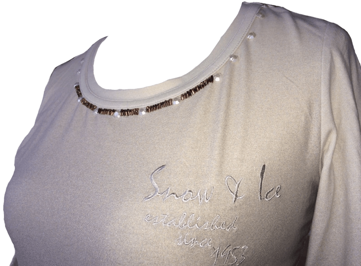 T-Shirt, Longsleeve, Sportalm, Dune, langarm, beige Shirt Sportalm