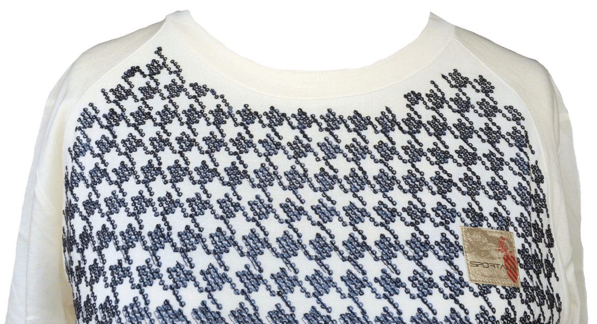 T-Shirt, Sweatshirt, Sportalm, Rick Castle, Hahnentritt, ecru Shirt Sportalm