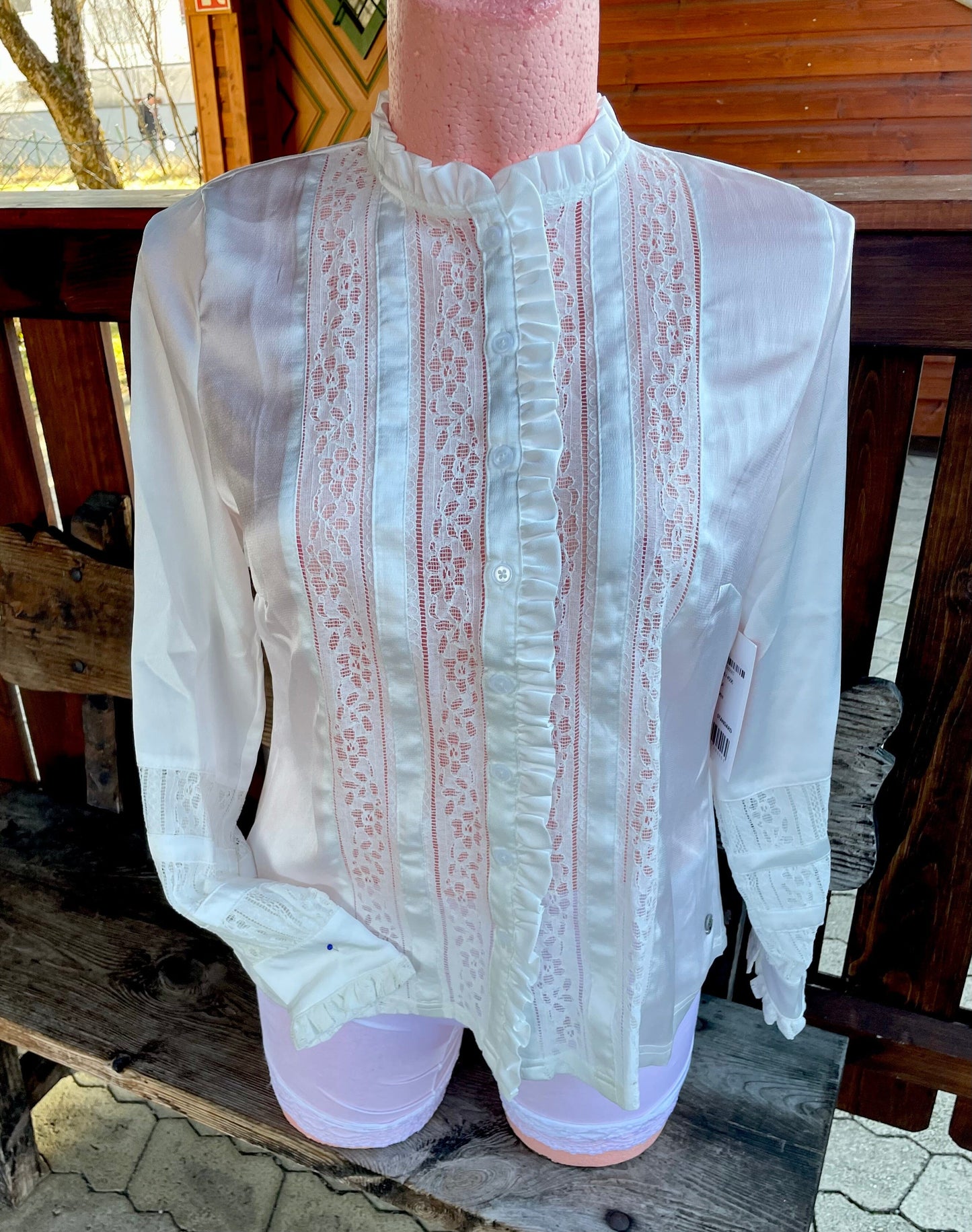 Trachten Bluse, Trachtenbluse, Spieth & Wensky, langarm, Tivoli Bluse Spieth & Wensky