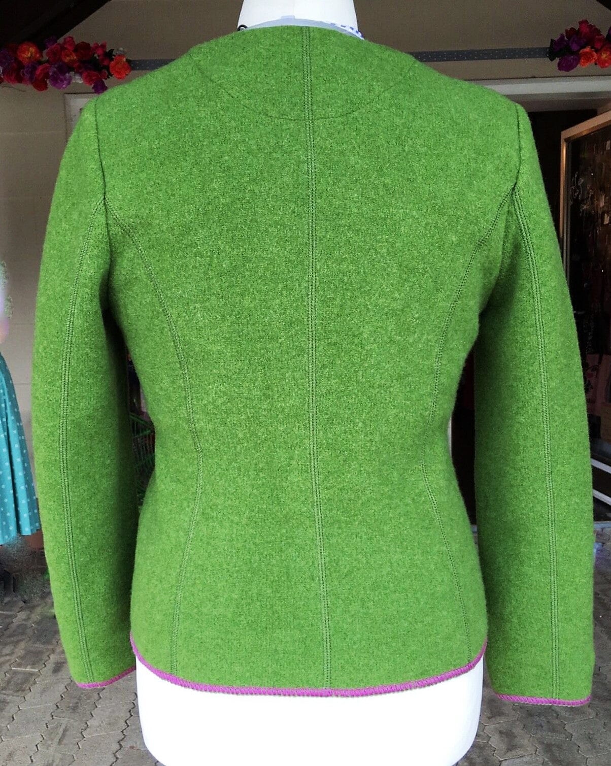 Trachten Jacke, Giesswein, grün, Walkjacke Jacke Giesswein