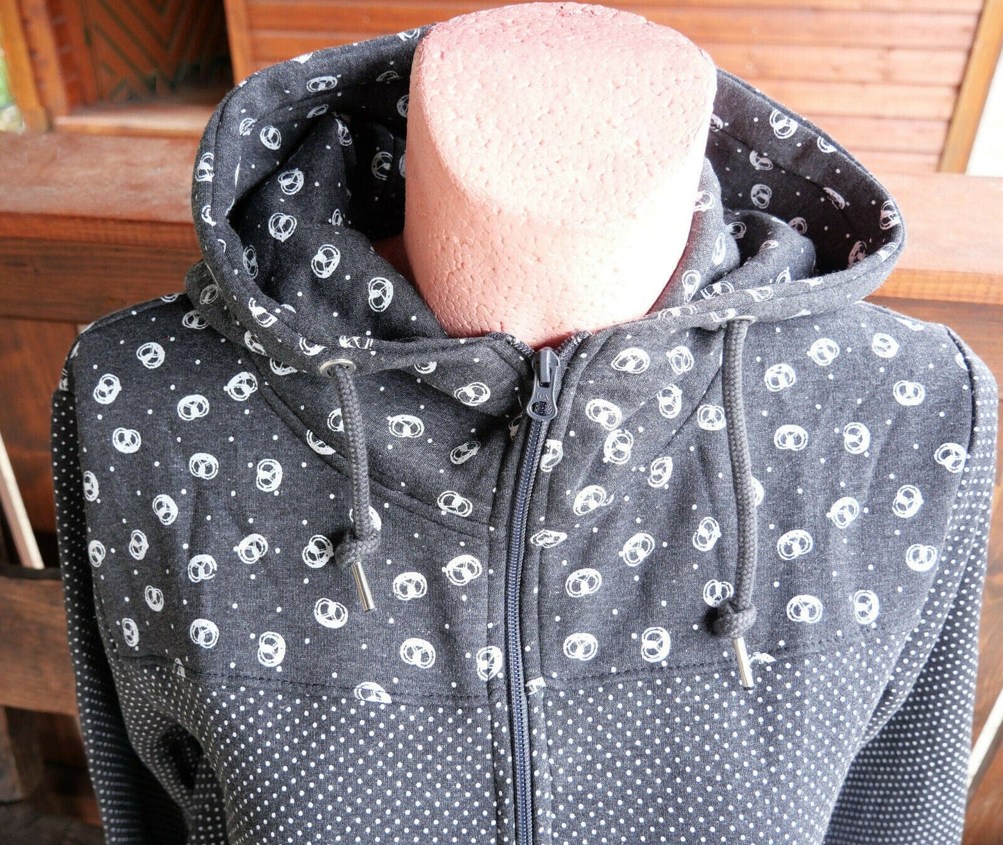 Trachten Jacke, Hangowear, Sweatjacke, Hoodie, Perez, Brezen Jacke HangOwear