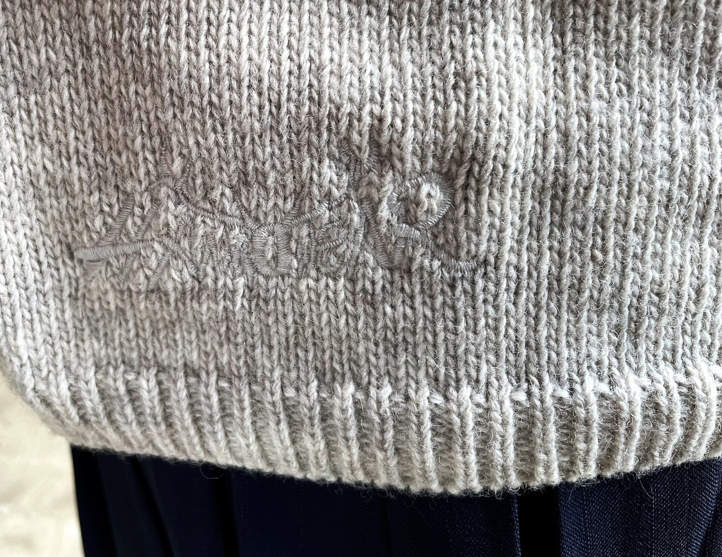Trachten Jacke, Hangowear, Wilberta, Strickjacke, hellgrau, greige Jacke HangOwear