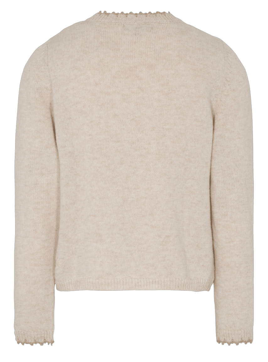 Trachten Jacke, Hangowear, Wilberta, Strickjacke, hellgrau, greige Jacke HangOwear