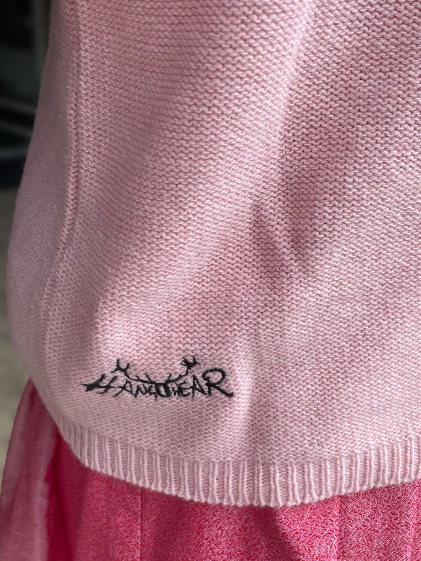 Trachten Jacke, Hangowear, Wilberta, Strickjacke, rosa Jacke HangOwear