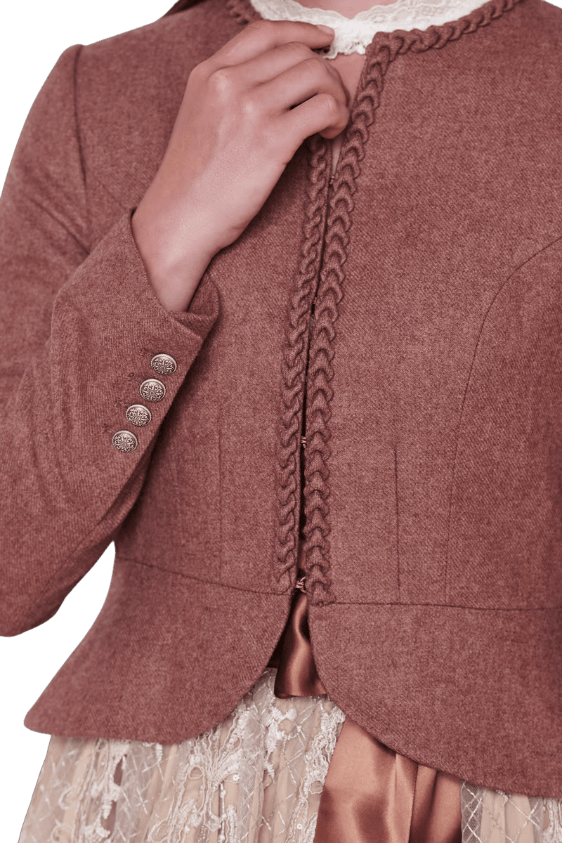 Trachten Jacke, Krüger, Indra, braun mit Schößchen Jacke Krüger