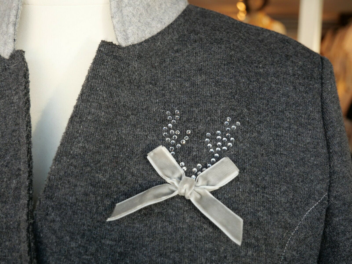Trachten Jacke, Krüger Madl, Josephina, Grau, Wolljacke Jacke Krüger
