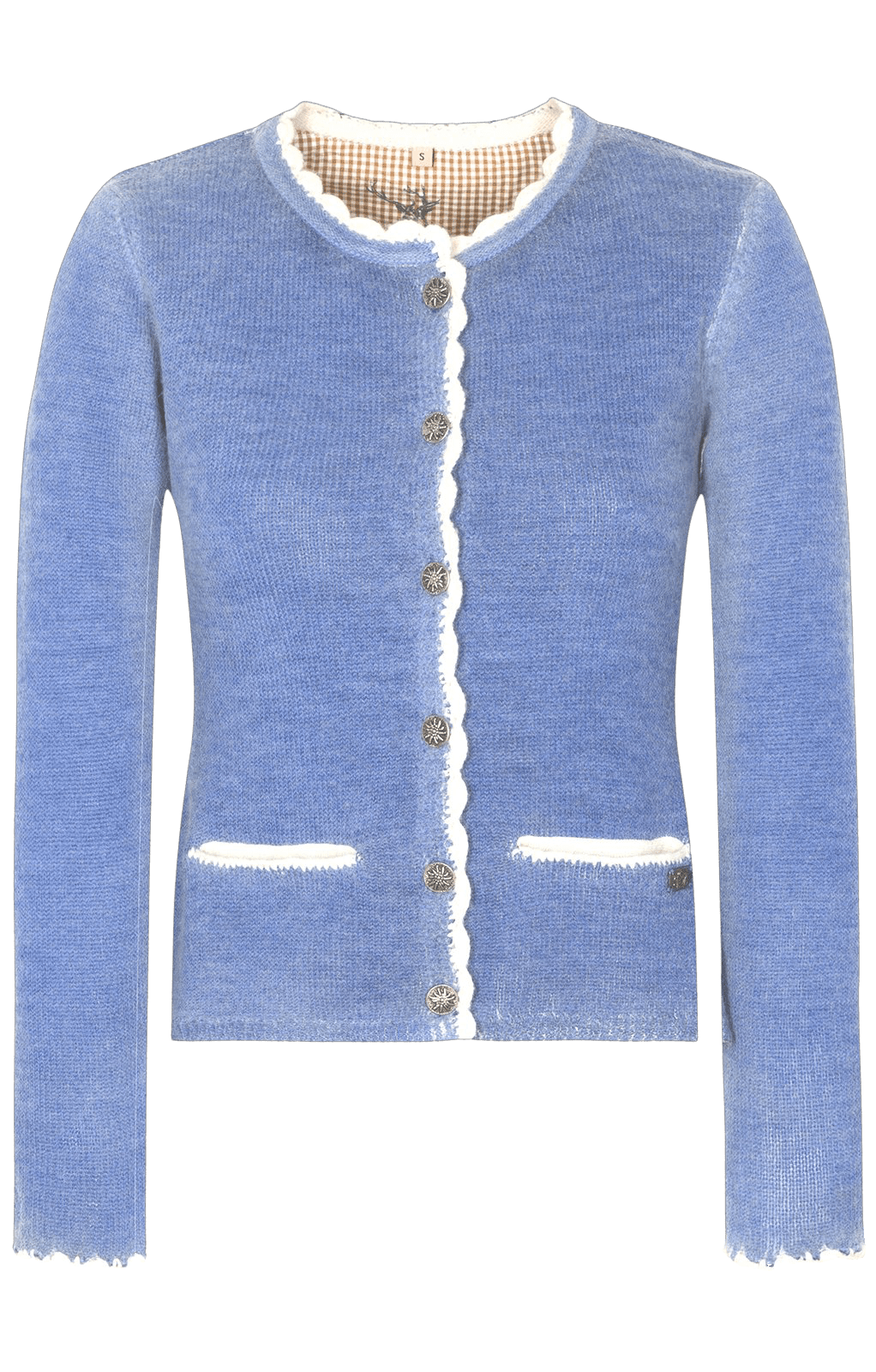 Trachten Jacke, Spieth & Wensky, Horgau Strickjacke blau Hirsch Jacke Spieth & Wensky