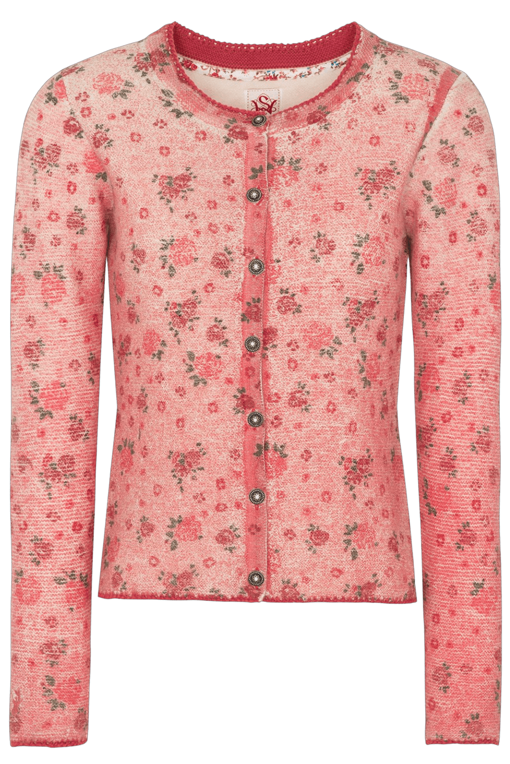 Trachten Jacke, Spieth & Wensky, Katjuscha Strickjacke Rot apricot Jacke Spieth & Wensky