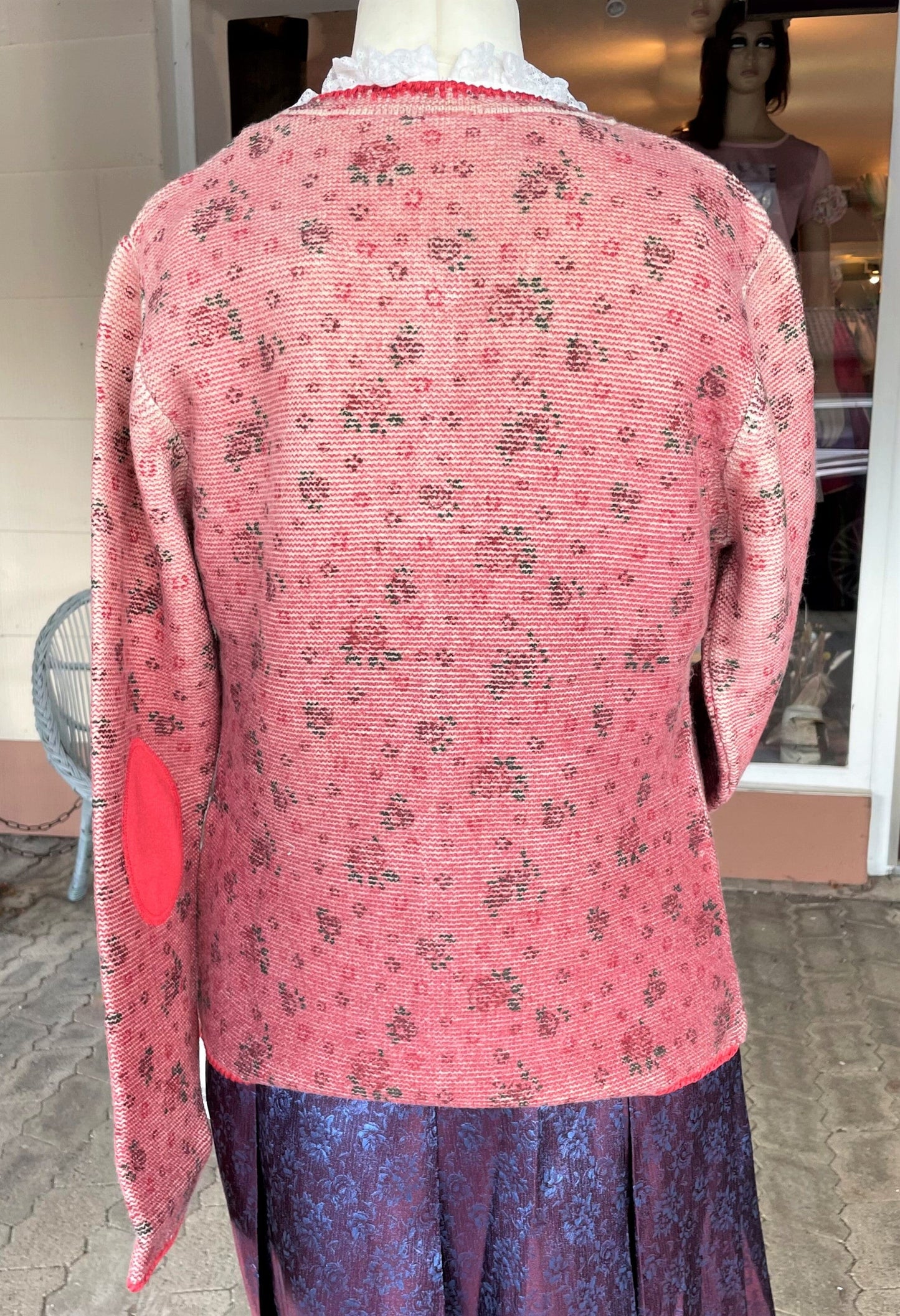 Trachten Jacke, Spieth & Wensky, Katjuscha Strickjacke Rot apricot Jacke Spieth & Wensky