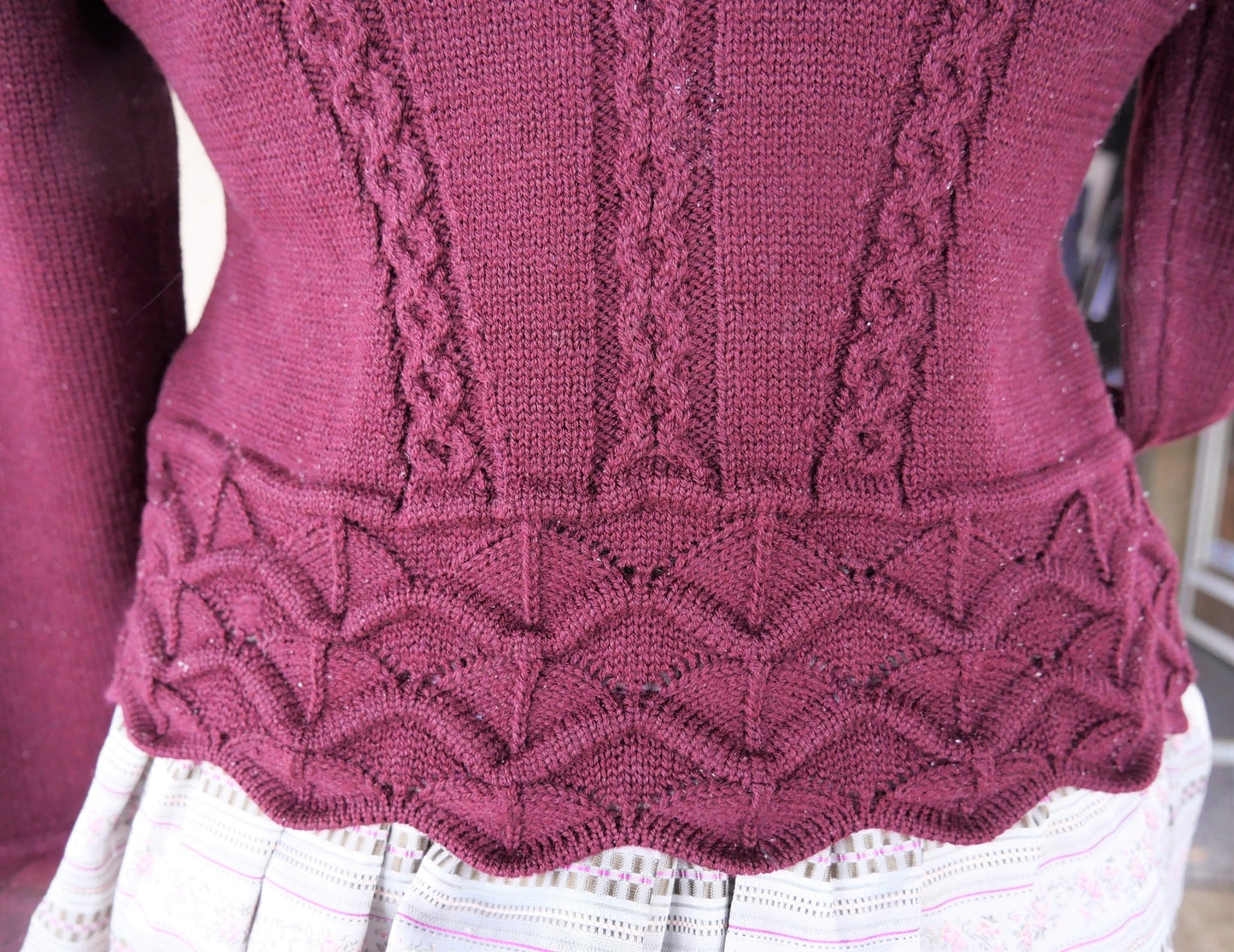 Trachten Jacke, Spieth & Wensky, Minze, Burgund, Rot Jacke Spieth & Wensky