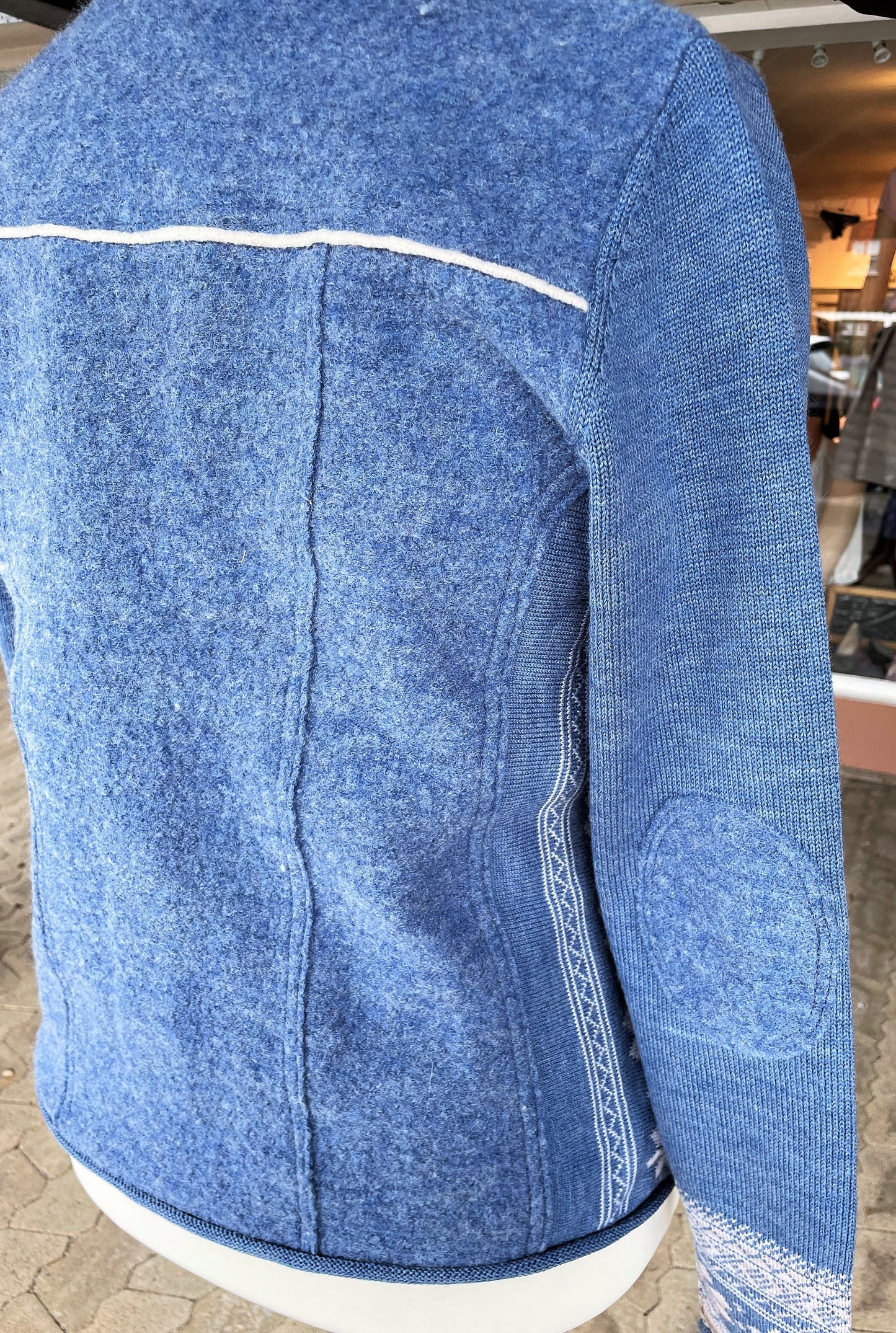 Trachten Jacke, Spieth & Wensky, Warja, Strickjacke, Übergrößen, blau Jacke Spieth & Wensky
