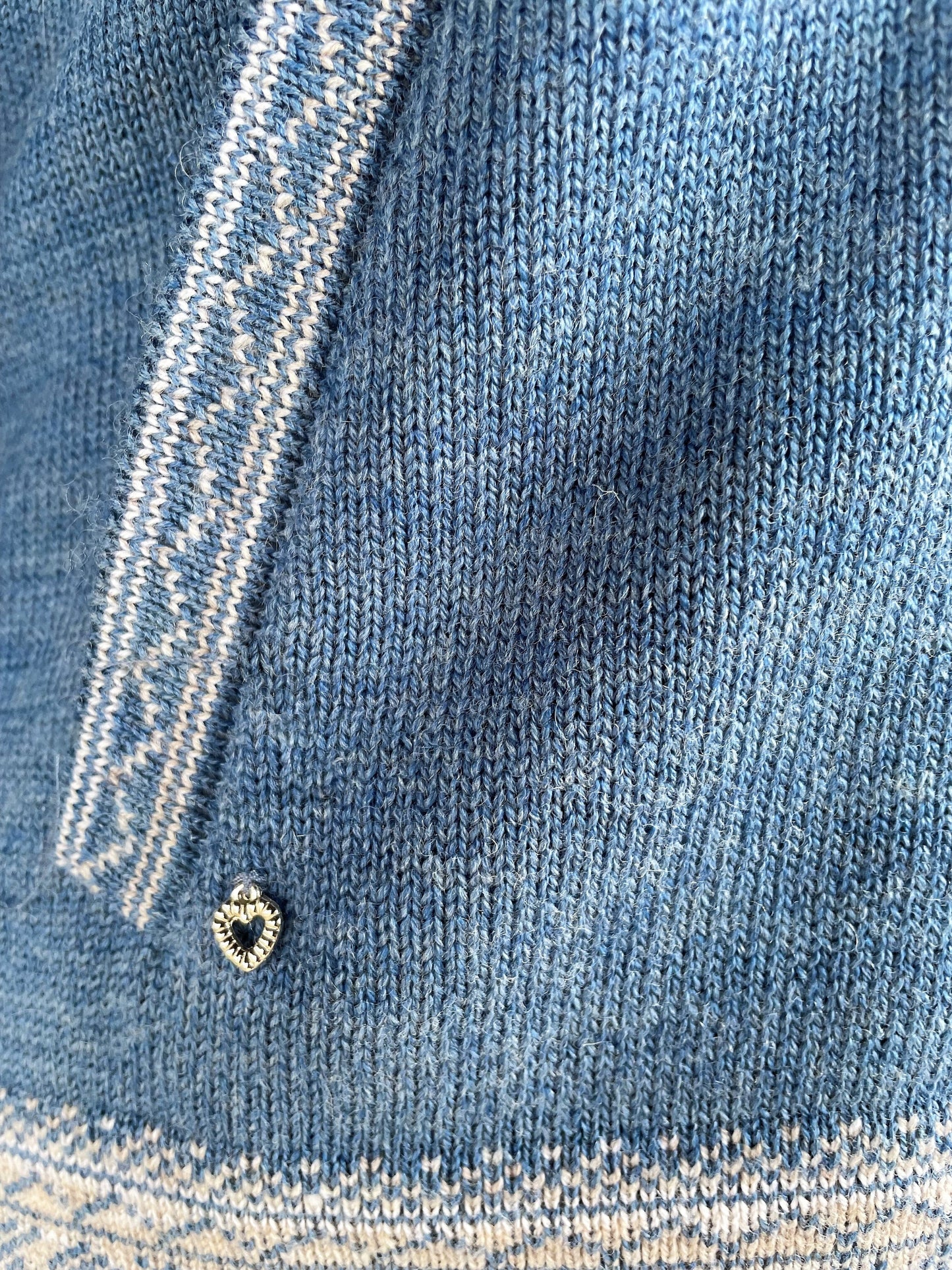 Trachten Jacke, Spieth & Wensky, Warja, Strickjacke, Übergrößen, blau Jacke Spieth & Wensky