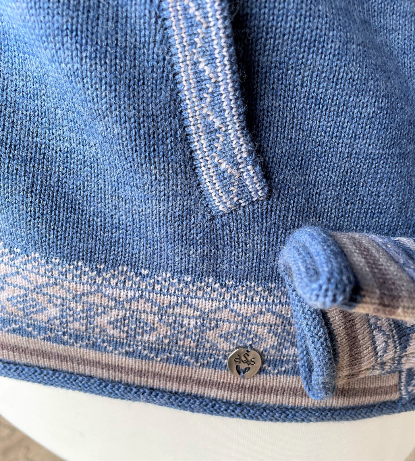 Trachten Jacke, Spieth & Wensky, Warja, Strickjacke, Übergrößen, blau Jacke Spieth & Wensky
